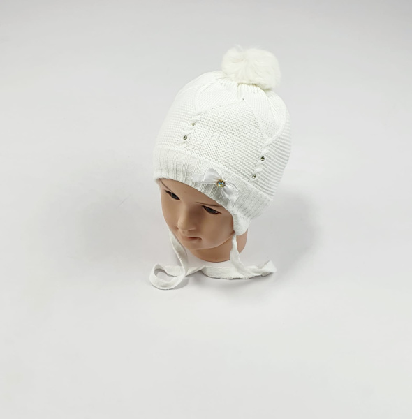 Шапка малютка арт.1004 (белый)